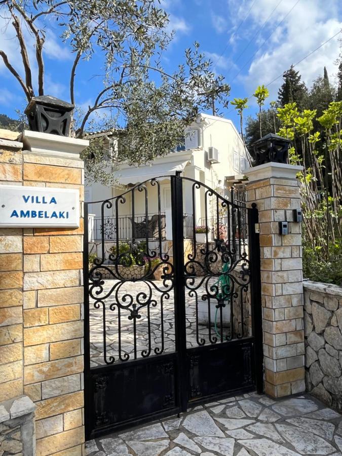 Villa Ampelaki "30 Meters To Beach" Палеокастрица Экстерьер фото
